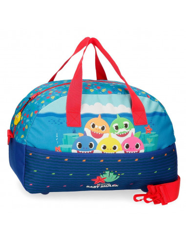 BOLSA DE VIAJE 40CM.BABY SHARK HAPPY FAMILY